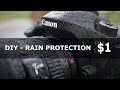 Best DIY camera rain cover tutorial especially for  vloggers