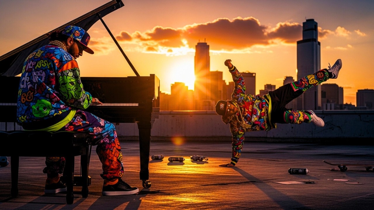PIANO AND HIP-HOP | High-Energy Urban Instrumental For Motivation