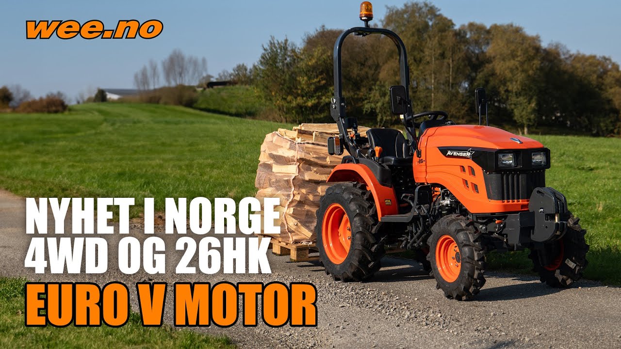 Kompakttraktor Avenger 26HK | NYHET I NORGE
