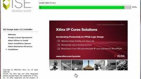 Xilinx 13 Installation