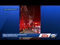 Fire crews fight flames at Manchester apartment for second night in a row