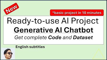 Free Artificial Intelligence AI Project in Python - Generative AI Chatbot