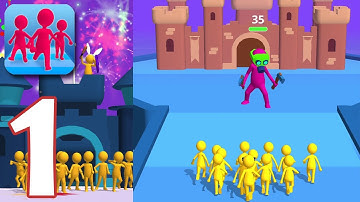 Join & Clash 3D - Gameplay Walkthrough #1 - Levels 1-15 (iOS/Android)