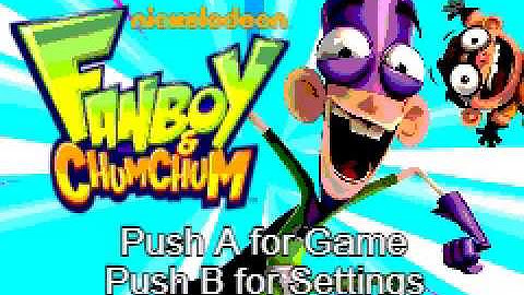 (HET) Fanboy & Chum Chum (Bahamian GBA Bootleg) Continue, Game Over and Title.