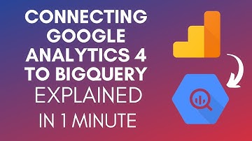 How To Connect Google Analytics 4 To BigQuery? (2024)