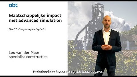 Maatschappelijke impact met advanced simulation - #2 Omgevingsveiligheid