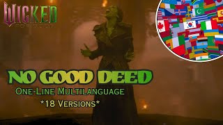 Wicked: For Good - No Good Deed (One-Line Multilanguage)