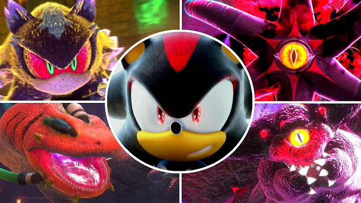 Shadow Generations - All Bosses (No Damage)