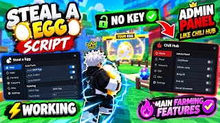 🔥NEW STEAL A EGG SCRIPT | WORKING + NO KEY + ADMIN PANEL👌✨