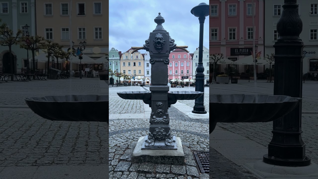 Poidło w bolesławieckim rynku