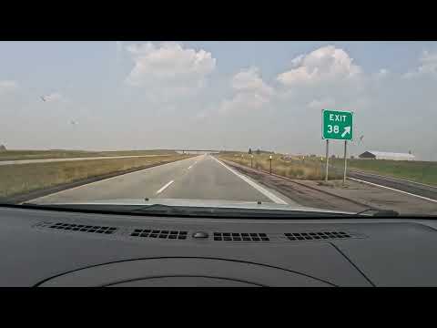 Driving From Vermillion to Sioux Falls-South Dakota│USA-2023