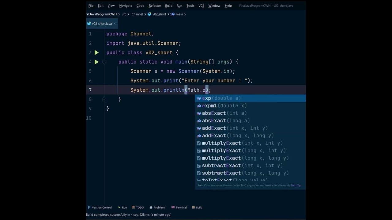 Program to calculate exponential of a given number in java | #Java ...
