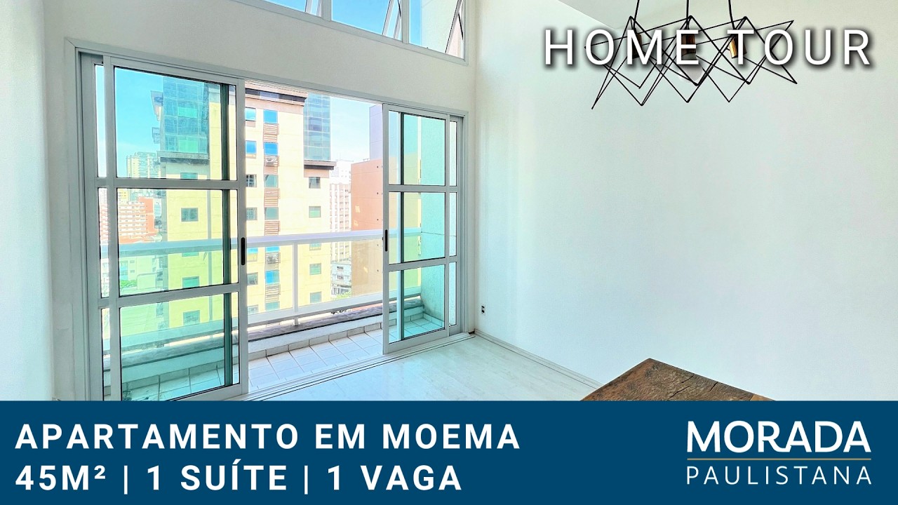 Apartamento em Moema com 45m², 1 suíte e 1 vaga - São Paulo - SP - MRP217