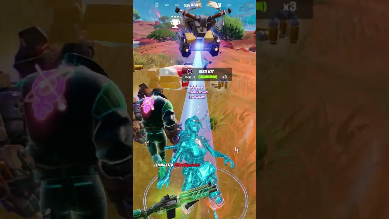 Hitting that Shoryuken combo in Fortnite Season 3