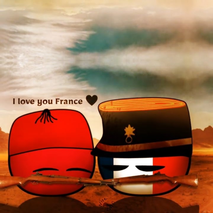 YOU ARE MY BROTHER.... | Algerian-Moroccan relations | Countryballs edit