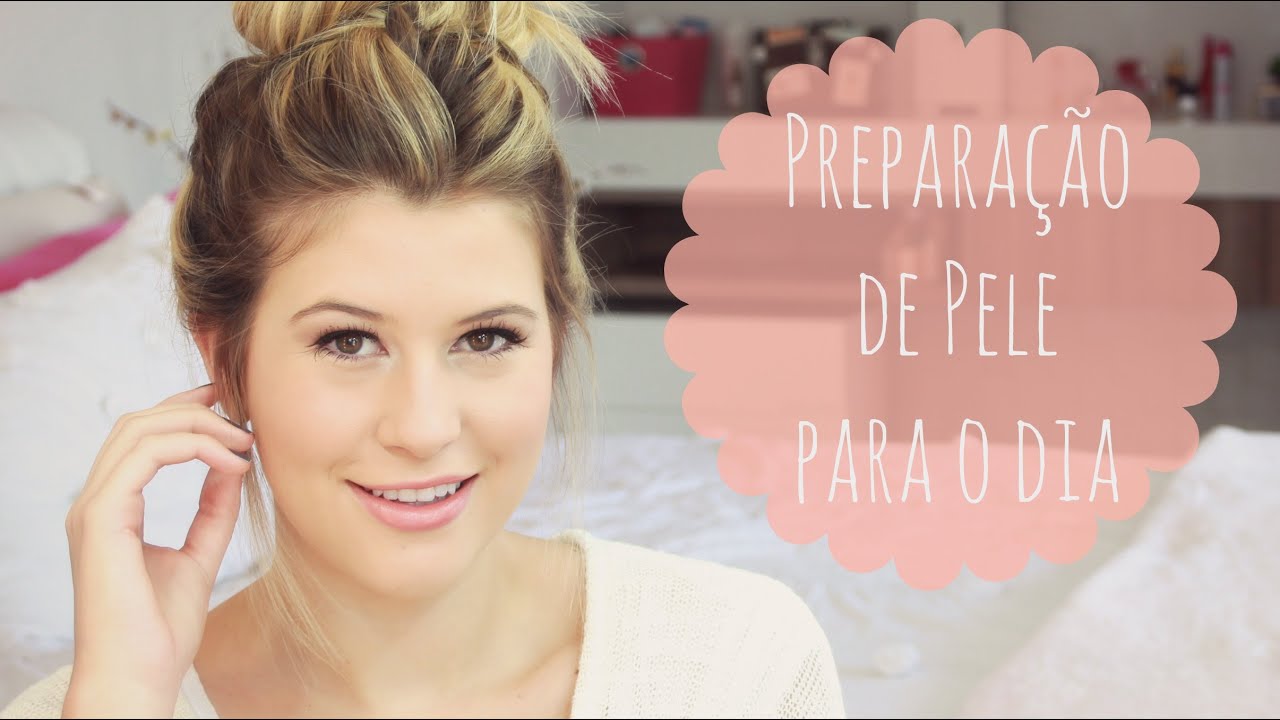 Preparação de pele para o dia