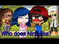 Who does nino like marinette or alya? MLB skit 1k subs!{Gacha club}