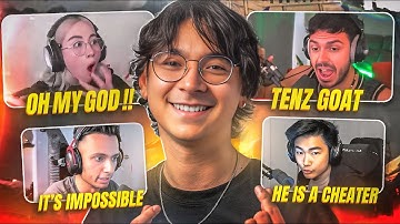 11 MINUTES OF STREAMERS SHOCKED BY TENZ BEST MOMENTS