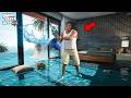 Franklin Tried To Save His House From Tsunami ! (GTA 5 Mods)