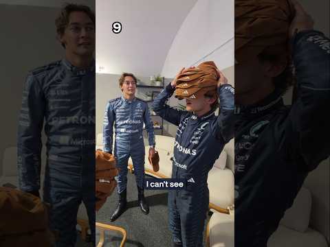 Kimi cap-onelli 😅 How many Austin special edition caps can Kimi stack? 🧢 🧡 #f1shorts #mercedesf1