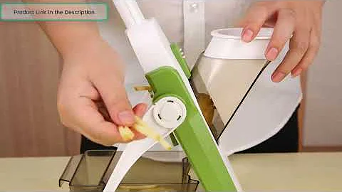 Mandoline Slicer | ALL Food Chopper Vegetable Cutter | Fruit French Fry Julienne. Smart Home Gadget.