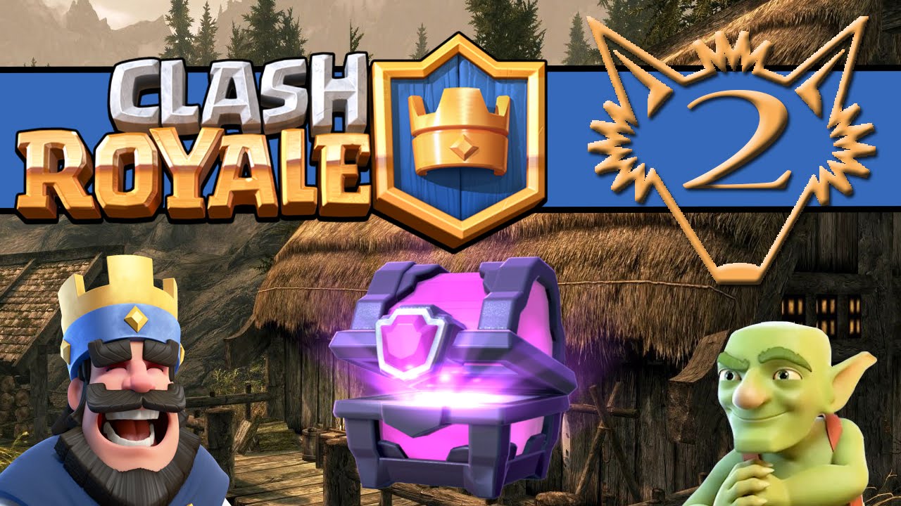 Clash Royale Opening a Magical Chest + Arena Match W/ Live Commentary