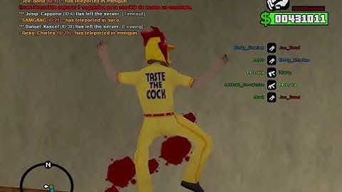 Samp FCB free mode - minigun #1