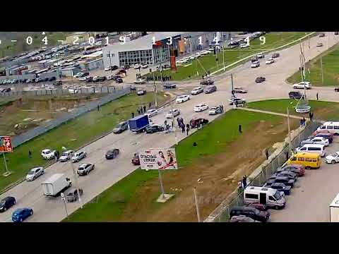 ДТП (авария г. Волжский) пр. Ленина ул. Оломоуцкая 16-04-2019 13-08