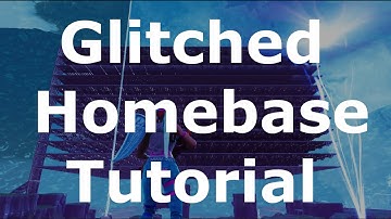 How To Build A Glitched Homebase - Save The Wolrd Fortnite 2020