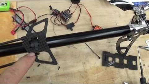 TREX550X tail Rotor install