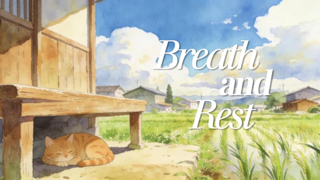 Peaceful Countryside Afternoon 🌾 Gentle Piano & Flute for Slow Living, Study & Deep Relaxation