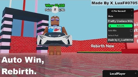 ⭐+1 Per Second! OP Script | Auto Win, Rebirth, LocalPlayer, etc.