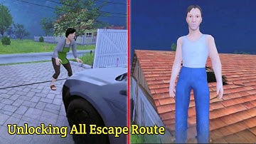 Schoolboy Runaway Stealth V0.500 - Unlocking All Escape Routes In Challenge Mode | Full Gameplay.