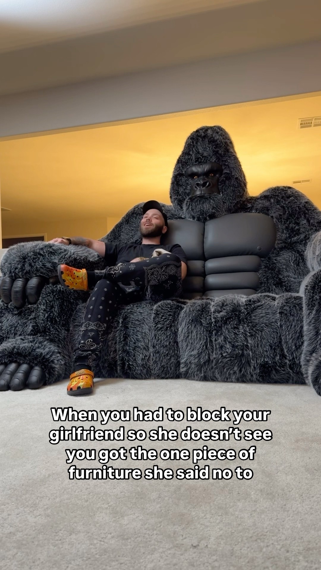 Gorilla couch was so worth it