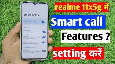realme 11x 5g smart call setting / how to enable smart call feature realme 11x / realme 11x calling
