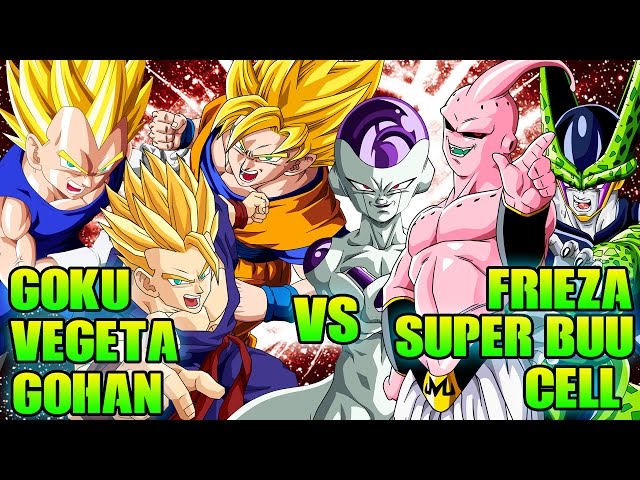 Dragon Ball Z Cell, Majin Buu Goku Vegeta Freeza Gohan, célula