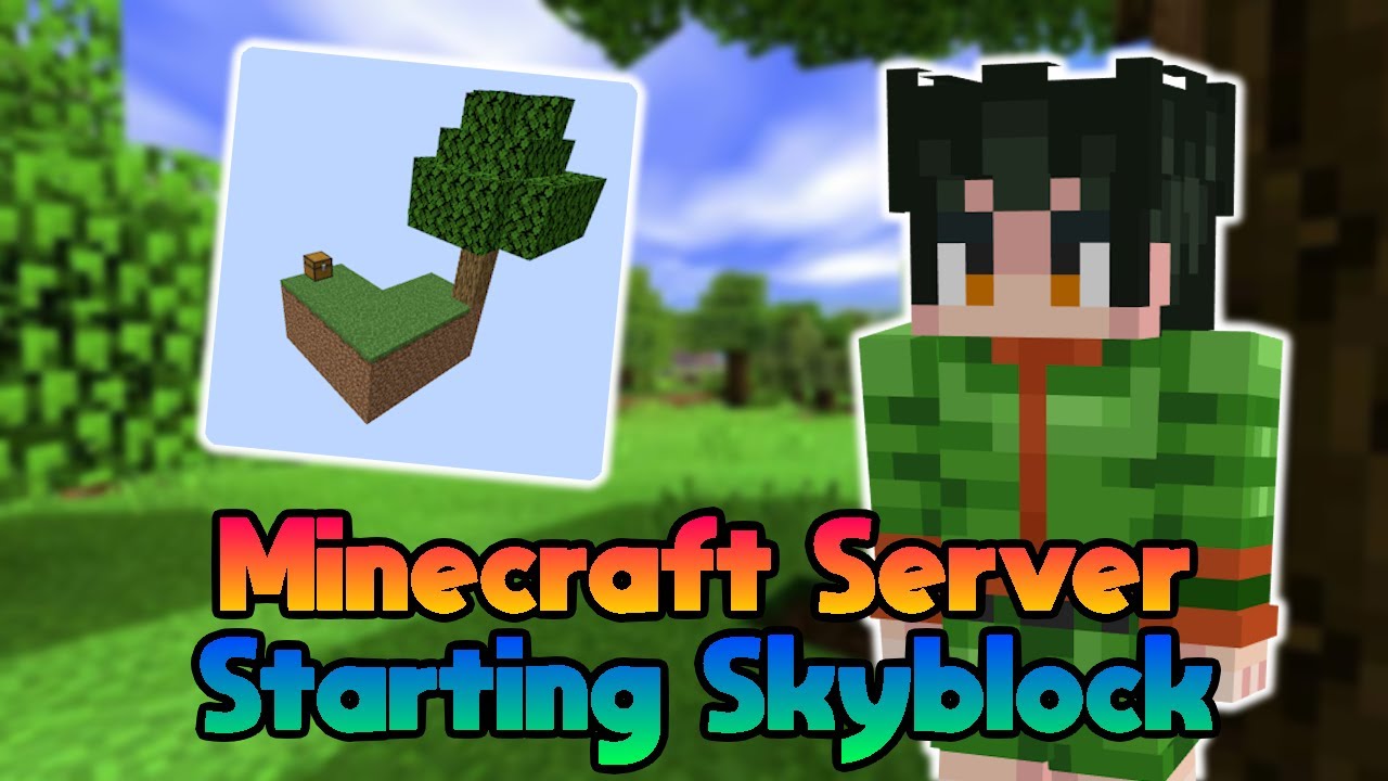 Live Minecraft Server Starting Skyblock Map | ?mc to join Server - YouTube
