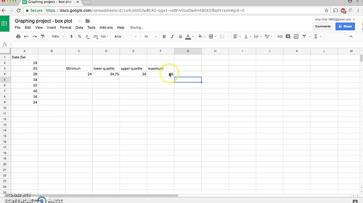 How to Make a Boxplot on Google Sheets