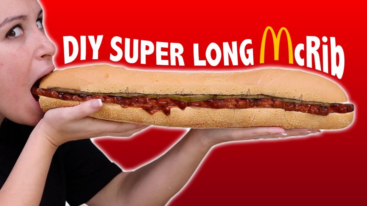 DIY GIANT McRIB VS SUPER LONG DIY GIANT McRIB VS SUPER LONG