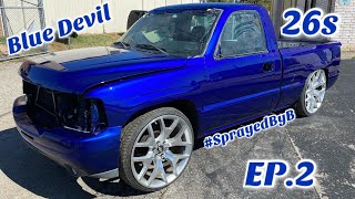 02' Silverado l Blue Devil l Episode 2: Paint & Interior