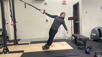 TRX Single Arm Row and Rotate