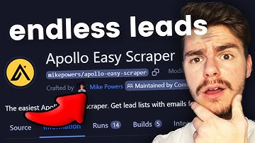 How I Get Unlimited Leads From Apollo.io in 2024 For FREE (Apollo Easy Scraper)