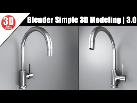 Blender Beginner Tutorial | Tap Model | 3.0
