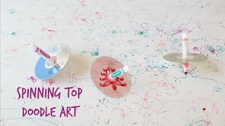Spinning Top Doodle Art