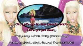 Video thumbnail of "Nicki Minaj - Starships [Karaoke/Instrumental] With Lyrics"