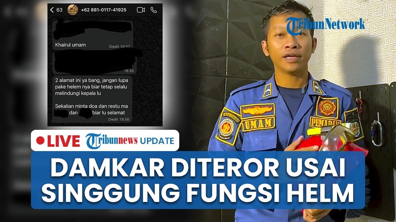 🔴 LIVE: Damkar Diteror OTK usai Sentil Brimob soal Fungsi Helm Buat Melindungi, Bukan Membunuh