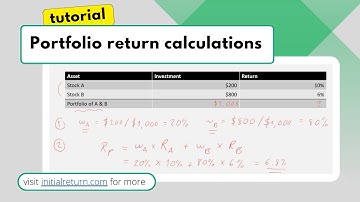 Portfolio return calculations  / Fundamentals of investments / Episode 8