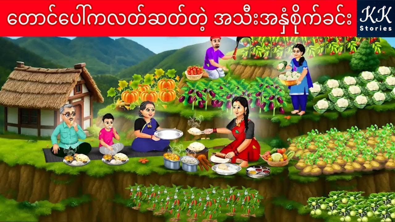 တောင်ပေါ်ကလတ်ဆတ်တဲ့ အသီးအနှံစိုက်ခင်း... KK Stories Official