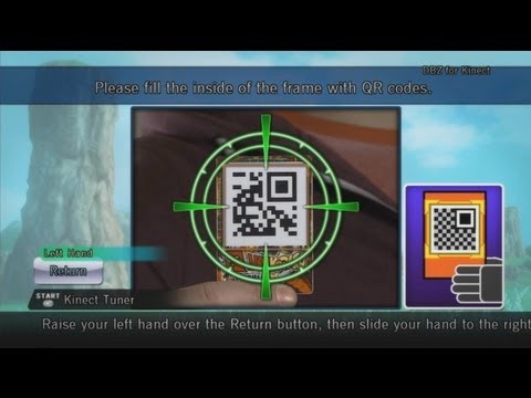 Dragon Ball Z for Kinect - X360 - Power of the QR codes