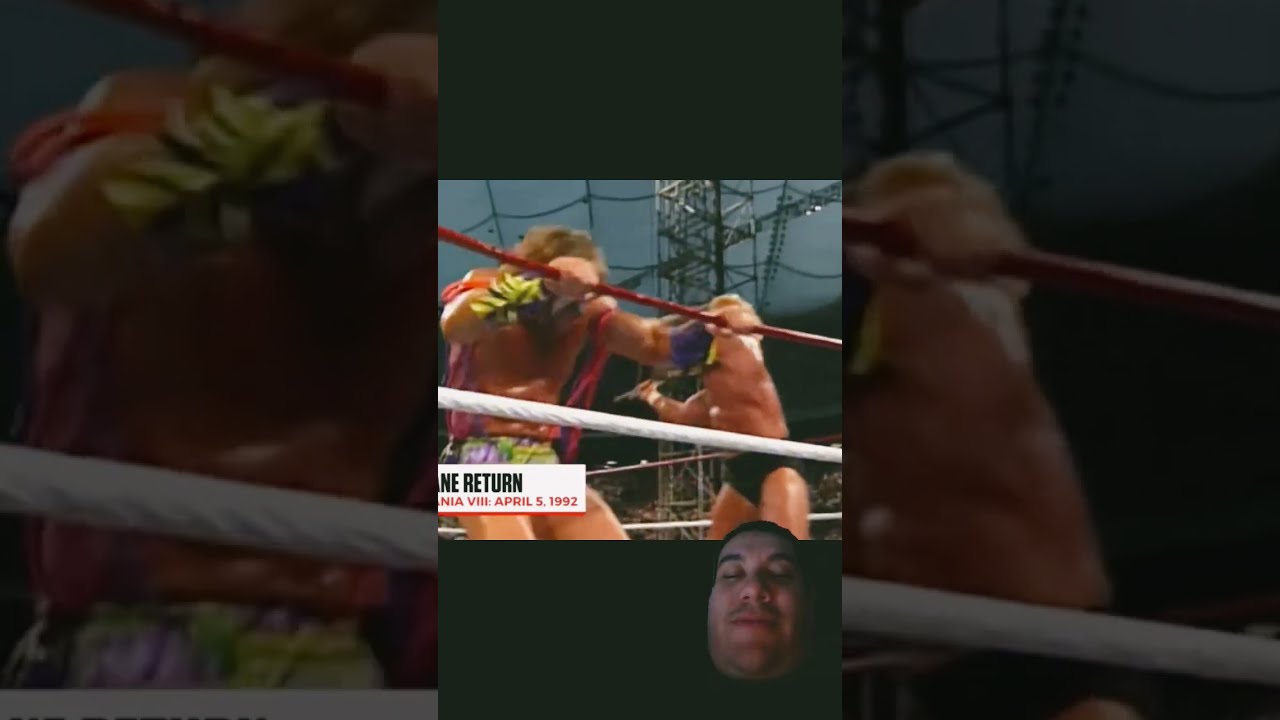 Ultimate Warrior Save Hulk Hogan From Papa Shango Sid Justice At WrestleMania 8